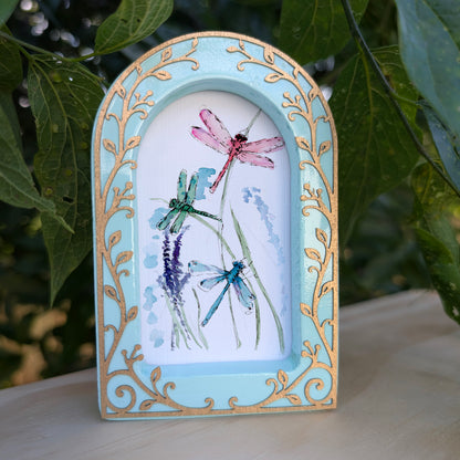 Dragonflies - Ornate Arch Frame