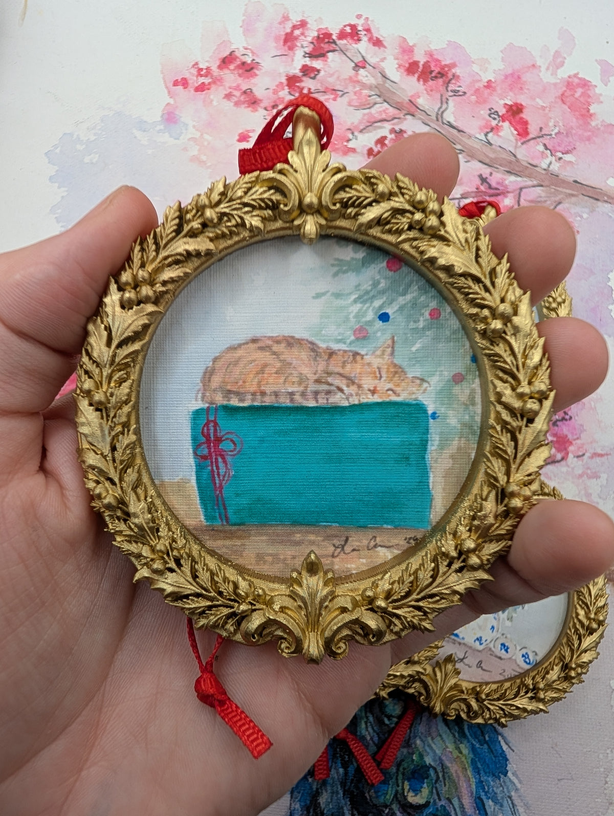 Limited Edition Ornament Set - Christmas Friends Art Prints – 2026 Limited Edition Watercolor Ornaments